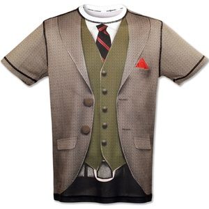 Ink N Burn MEN'S DAPPER TECH SHIRT EUC